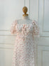 Summer Floral Puff Sleeves Mini Dress
